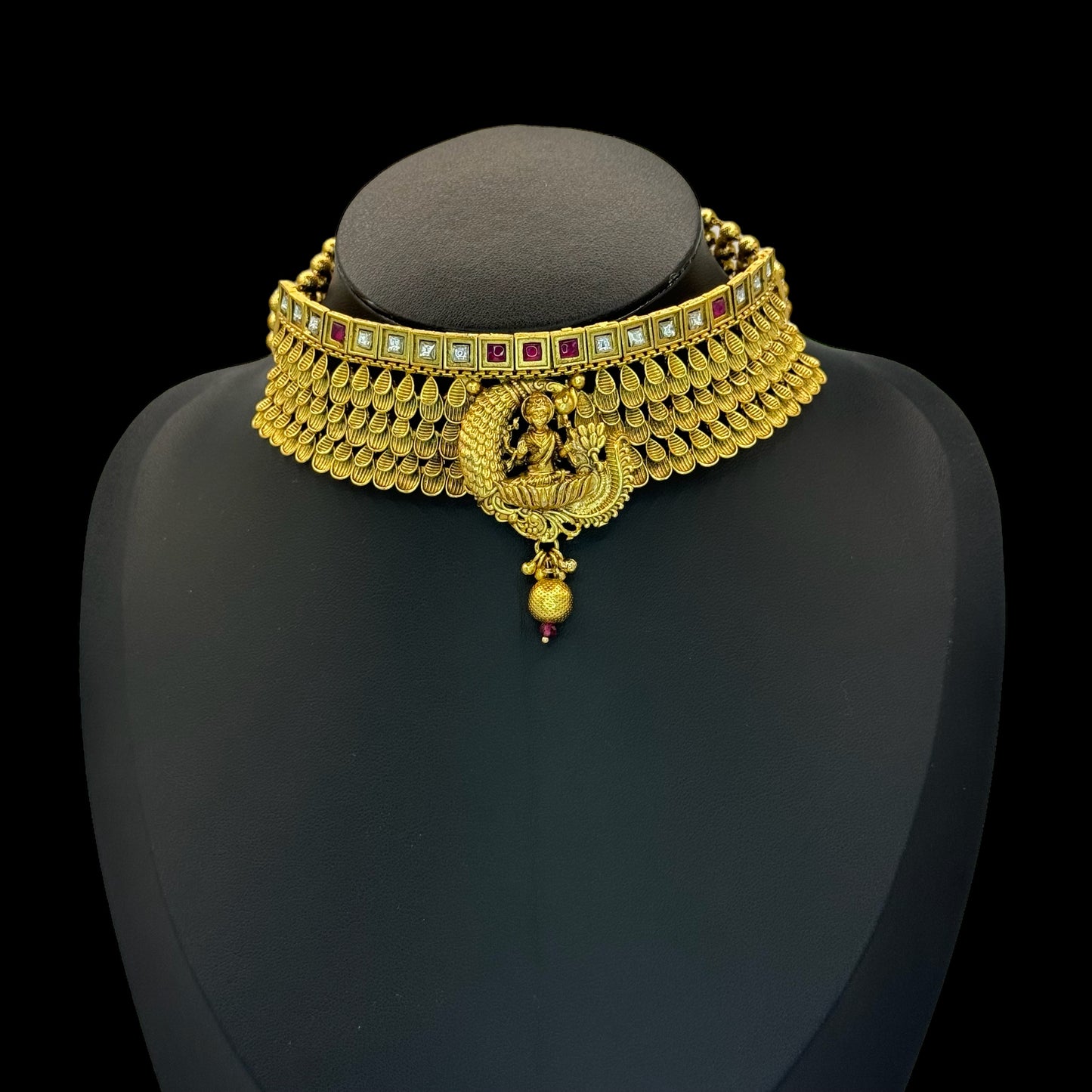 Temple Jewellery Choker - Sacred Elegance in Indian Jewelry, USA