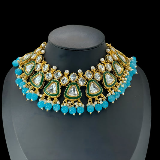 Firoza Kundan Set - Elegance Inspired by Tradition in Indian Jewelry, USA