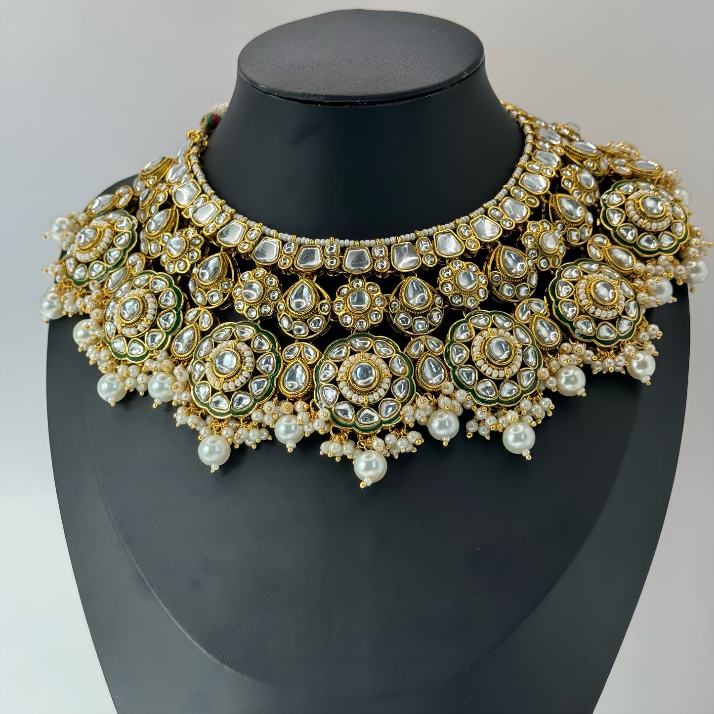 Tyaani Designer Bridal Kundan Gold Look Set - Regal Elegance in Indian Jewelry, USA