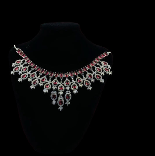 Ruby Diamond Necklace - Timeless Glamour in Indian Jewelry, USA