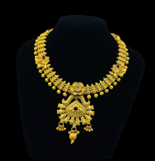 Traditional Gold Set - Timeless Elegance in Indian Jewelry, USA