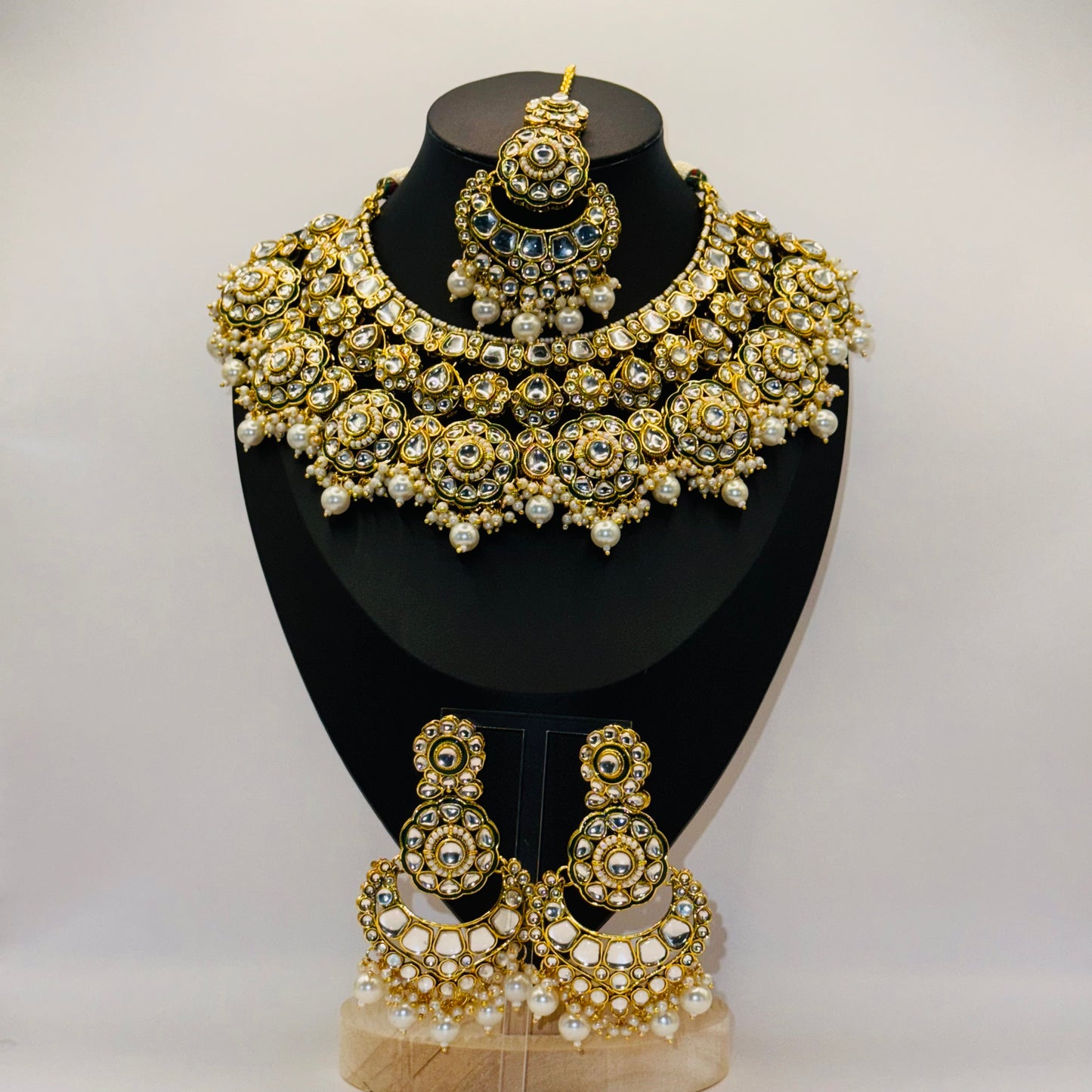 Tyaani Designer Bridal Kundan Gold Look Set - Regal Elegance in Indian Jewelry, USA