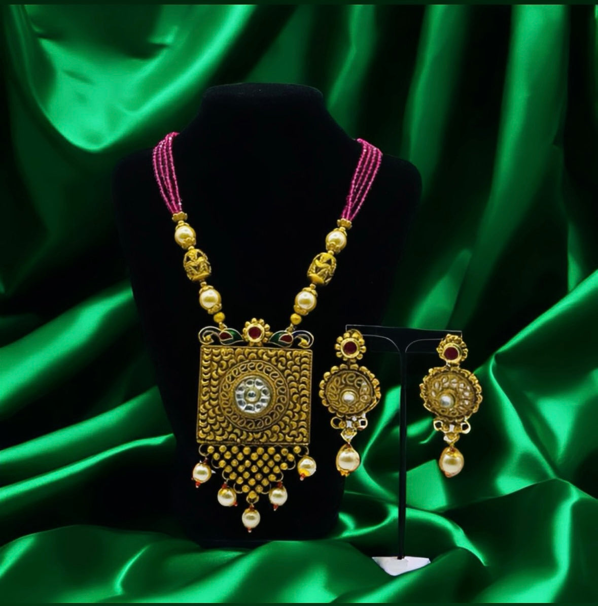 Rani Long Necklace - Royal Splendor in Indian Jewelry, USA